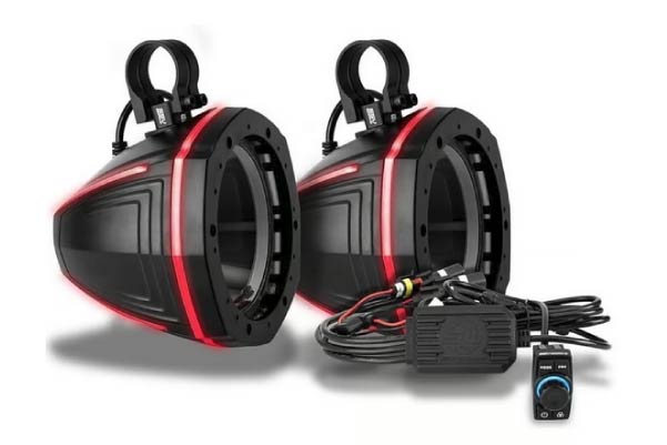  230-LIT-C65U / Universal 6.5in Cage-Mounted RGB Speaker-Pods